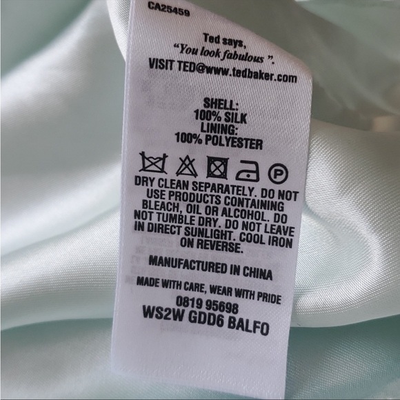 Ted Baker Silk Floor Length Dress - Picture 9 of 11